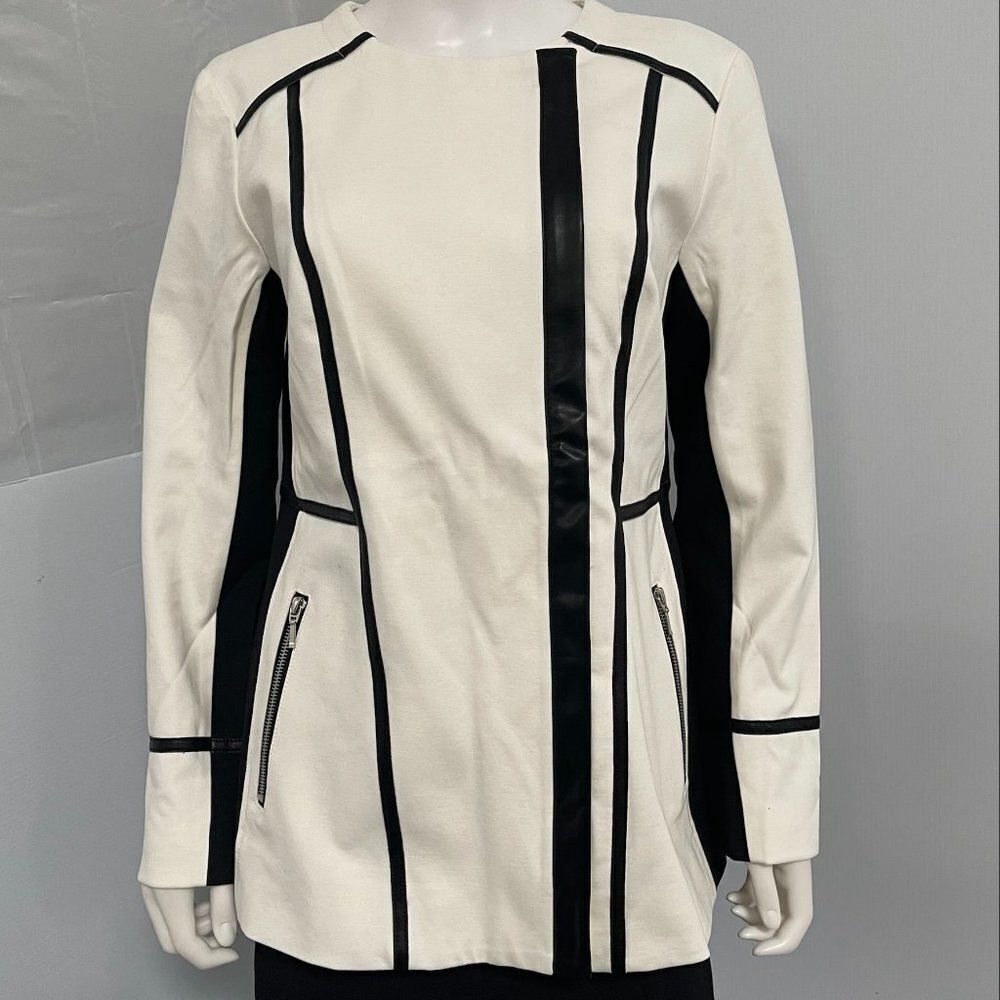 Inc Blazer With Zip Pockets